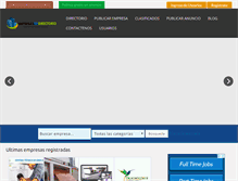 Tablet Screenshot of empresasendirectorio.com
